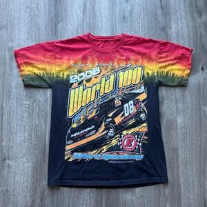 2008 World 100 Annual Racing T Shirt Tie Dye Men Large